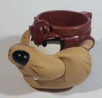 1992 Warner Bros. Looney Tunes Taz Tasmanian Devil Plastic Coffee Cup Mug Cartoon Collectible