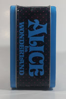 Disney Alice In Wonderland "Back" "That Way" Blue and Black Tin Metal Lunch Box