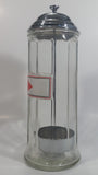 Tablecraft Coca-Cola Glass and Metal 11" Tall Straw Holder Beverage Collectible
