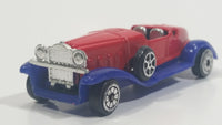 Summer Marz Karz 1930 Packard Victoria No. s8105 Red Blue-Purple Die Cast Toy Car Vehicle (Missing Windshield)