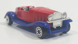 Summer Marz Karz 1930 Packard Victoria No. s8105 Red Blue-Purple Die Cast Toy Car Vehicle (Missing Windshield)