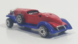 Summer Marz Karz 1930 Packard Victoria No. s8105 Red Blue-Purple Die Cast Toy Car Vehicle (Missing Windshield)