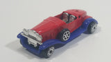 Summer Marz Karz 1930 Packard Victoria No. s8105 Red Blue-Purple Die Cast Toy Car Vehicle (Missing Windshield)