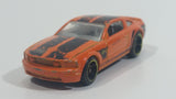 2014 Hot Wheels City 2005 Ford Mustang GT Orange Die Cast Toy Car Vehicle