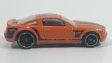 2014 Hot Wheels City 2005 Ford Mustang GT Orange Die Cast Toy Car Vehicle