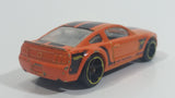 2014 Hot Wheels City 2005 Ford Mustang GT Orange Die Cast Toy Car Vehicle