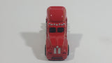 Coca-Cola Coke Soda Pop Christmas Themed Semi Tractor Truck Red Die Cast Toy Car Vehicle