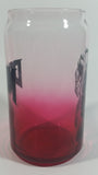 Doom Computer and Video Game Can Shaped Red and Clear 5 1/4" Tall Glass Cup