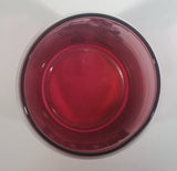 Doom Computer and Video Game Can Shaped Red and Clear 5 1/4" Tall Glass Cup