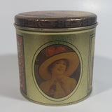 Coca-Cola Coke Soda Pop Small Round Vintage Reproduction Tin Container Beverage Collectible