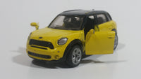 Siku Mini Cooper S Countrymen Yellow Die Cast Toy Car Vehicle with Opening Doors 1:55 Scale