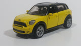 Siku Mini Cooper S Countrymen Yellow Die Cast Toy Car Vehicle with Opening Doors 1:55 Scale