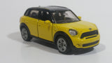 Siku Mini Cooper S Countrymen Yellow Die Cast Toy Car Vehicle with Opening Doors 1:55 Scale