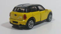 Siku Mini Cooper S Countrymen Yellow Die Cast Toy Car Vehicle with Opening Doors 1:55 Scale