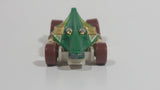 2011 Hot Wheels Thrill Racers Jungle Croc Rod Green and Gold Chrome Die Cast Toy Car Vehicle