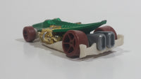 2011 Hot Wheels Thrill Racers Jungle Croc Rod Green and Gold Chrome Die Cast Toy Car Vehicle