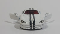 Siku 1434 Dodge Viper SRT10 White Die Cast Toy Car Vehicle with Opening Doors - Missing Driver Side Tire