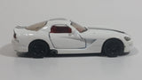 Siku 1434 Dodge Viper SRT10 White Die Cast Toy Car Vehicle with Opening Doors - Missing Driver Side Tire