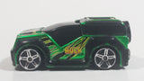 2012 Maisto Marvel FM Rover The Incredible Hulk Character Metallic Green and Black Die Cast Toy Car Vehicle