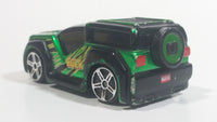 2012 Maisto Marvel FM Rover The Incredible Hulk Character Metallic Green and Black Die Cast Toy Car Vehicle