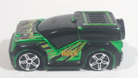 2012 Maisto Marvel FM Rover The Incredible Hulk Character Metallic Green and Black Die Cast Toy Car Vehicle