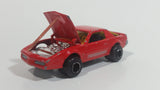 Majorette Pontiac Firebird Trans Am Red No. 248 1/62 Scale Die Cast Toy Car Vehicle w/ Opening Hood