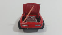 Majorette Pontiac Firebird Trans Am Red No. 248 1/62 Scale Die Cast Toy Car Vehicle w/ Opening Hood