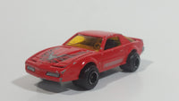 Majorette Pontiac Firebird Trans Am Red No. 248 1/62 Scale Die Cast Toy Car Vehicle w/ Opening Hood