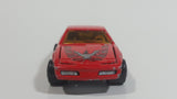 Majorette Pontiac Firebird Trans Am Red No. 248 1/62 Scale Die Cast Toy Car Vehicle w/ Opening Hood