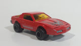 Majorette Pontiac Firebird Trans Am Red No. 248 1/62 Scale Die Cast Toy Car Vehicle w/ Opening Hood