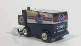 2003 Fleer White Rose Collectibles Vancouver Canucks NHL Ice Hockey Zamboni Die Cast Collectible Toy Ice Resurfacer