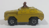 1973 Lesney Products Matchbox Rolamatics Stoat Yellow Brown Gold No. 28 Toy Car Army Military Scout Lookout Vehicle