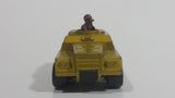 1973 Lesney Products Matchbox Rolamatics Stoat Yellow Brown Gold No. 28 Toy Car Army Military Scout Lookout Vehicle