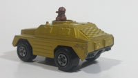 1973 Lesney Products Matchbox Rolamatics Stoat Yellow Brown Gold No. 28 Toy Car Army Military Scout Lookout Vehicle