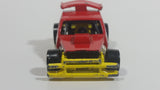 1982 Hot Wheels Greased Gremlin Red and Yellow Die Cast Toy Car Vehicle