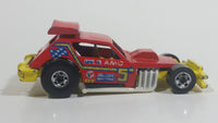 1982 Hot Wheels Greased Gremlin Red and Yellow Die Cast Toy Car Vehicle