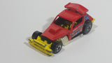 1982 Hot Wheels Greased Gremlin Red and Yellow Die Cast Toy Car Vehicle