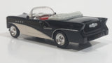 New Ray City Cruisers 1955 Buick Century Convertible 1/43 Scale Black and White Die Cast Toy Car Vehicle - Missing Front Bumper