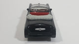 New Ray City Cruisers 1955 Buick Century Convertible 1/43 Scale Black and White Die Cast Toy Car Vehicle - Missing Front Bumper