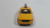 Shing Fat Welcome to N.Y.C. Yellow Taxi Cab Pullback Friction Motorized Die Cast Toy Car Vehicle with Opening Doors 1/40 Scale