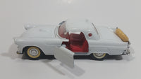 Majorette 1956 Ford Thunderbird SS 1/32 Scale White Die Cast Toy Car Vehicle with Opening Doors