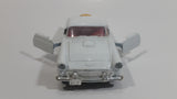 Majorette 1956 Ford Thunderbird SS 1/32 Scale White Die Cast Toy Car Vehicle with Opening Doors