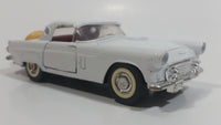 Majorette 1956 Ford Thunderbird SS 1/32 Scale White Die Cast Toy Car Vehicle with Opening Doors