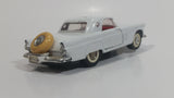 Majorette 1956 Ford Thunderbird SS 1/32 Scale White Die Cast Toy Car Vehicle with Opening Doors