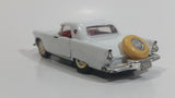 Majorette 1956 Ford Thunderbird SS 1/32 Scale White Die Cast Toy Car Vehicle with Opening Doors