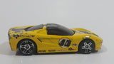 2002 Hot Wheels First Editions 40 Somethin' Yellow Die Cast Toy Car Vehicle