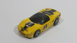 2002 Hot Wheels First Editions 40 Somethin' Yellow Die Cast Toy Car Vehicle