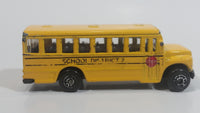 2010 Maisto Fresh Metal School District 2 School Bus Yellow Die Cast Toy Car Vehicle