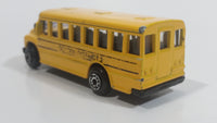 2010 Maisto Fresh Metal School District 2 School Bus Yellow Die Cast Toy Car Vehicle