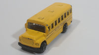 2010 Maisto Fresh Metal School District 2 School Bus Yellow Die Cast Toy Car Vehicle